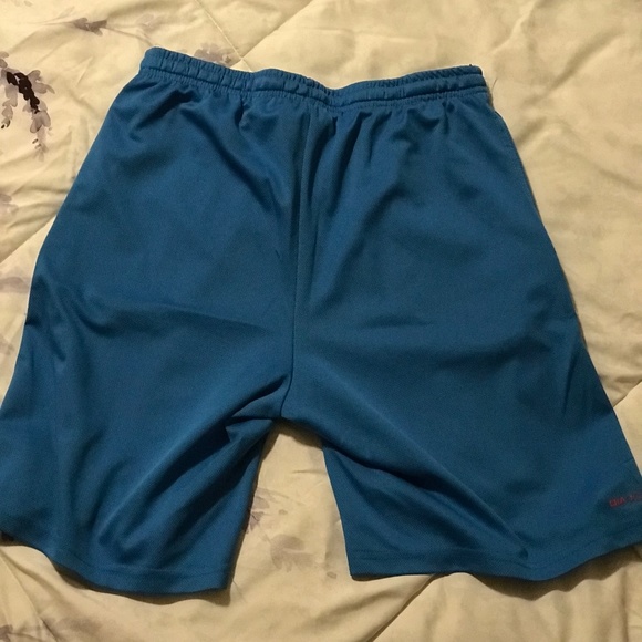 Blue Workout Shorts - Picture 2 of 3